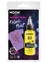 Load image into Gallery viewer, Moon Glow - Neon UV Intense Fabric Paint - Yellow