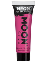 Load image into Gallery viewer, Moon Glow UV Neon Hair Gel Intense Hot Pink- 20ml