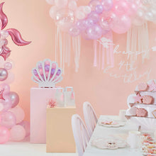 Load image into Gallery viewer, Ginger Ray - Pink And Iridescent Shell Tassel Garland