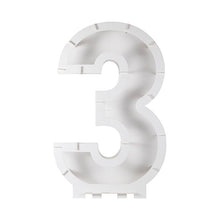 Load image into Gallery viewer, Balloon Mosaic Number Stand, Age 3