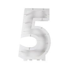 Load image into Gallery viewer, Balloon Mosaic Number Stand, Age 5