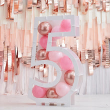 Load image into Gallery viewer, Balloon Mosaic Number Stand, Age 5