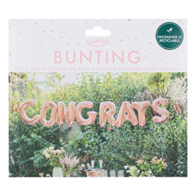 Load image into Gallery viewer, Ginger Ray - Congrats Rose Gold Congratulations Balloon Bunting