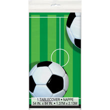Load image into Gallery viewer, 3D Soccer Rectangular Plastic Table Cover