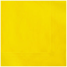 Load image into Gallery viewer, Yellow Solid Beverage Napkins, 20ct