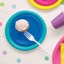 Load image into Gallery viewer, Royal Blue Solid Round 7" FSC Dessert Plates, 20ct