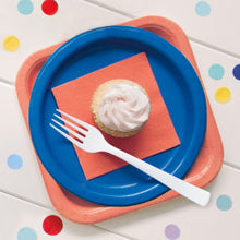 Load image into Gallery viewer, Coral Solid Square 9" Dinner Plates, 14ct