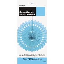 Load image into Gallery viewer, Powder Blue 16" Tissue Paper Fan