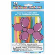 Load image into Gallery viewer, Twist &amp; Shape Animal Balloons, 25ct
