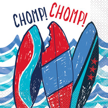 Load image into Gallery viewer, Shark Party Luncheon Napkins, 16ct