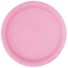 Load image into Gallery viewer, Lovely Pink Solid Round 9" FSC Dinner Plates, 16ct
