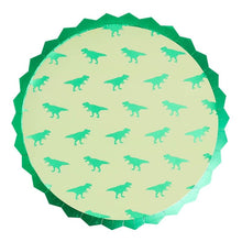 Load image into Gallery viewer, Paper Dinosaur Party Plates (8ct)