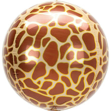 Load image into Gallery viewer, Giraffe Print Orbz Balloon (38x40cm)