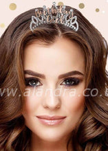 Load image into Gallery viewer, Birthday Girl" Silver & Rose Gold Tiara