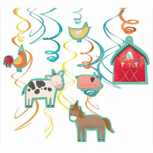 Load image into Gallery viewer, "Barnyard" Decorative Spirals - 12pcs