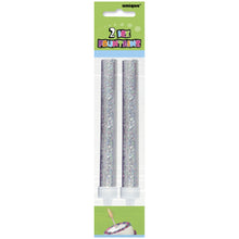 Load image into Gallery viewer, Silver Cake Fountains (2pk)