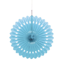 Load image into Gallery viewer, Powder Blue 16" Tissue Paper Fan