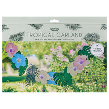 Load image into Gallery viewer, Hawaiian Palm Leaf and Hibiscus Flower Tropical Party Garland Decoration