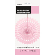 Load image into Gallery viewer, Lovely Pink 16" Tissue Paper Fan