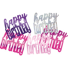 Load image into Gallery viewer, Birthday Pink Glitz Happy Birthday Confetti, .5oz