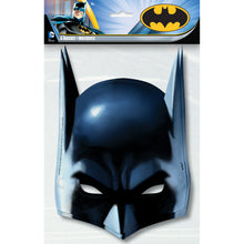 Load image into Gallery viewer, Batman Party Masks, 8ct