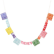 Load image into Gallery viewer, Fiesta Like There's No Mañana Flag Paper Party Bunting (3m)