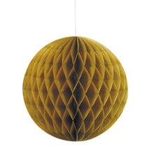 Load image into Gallery viewer, Gold 8" Honeycomb Ball