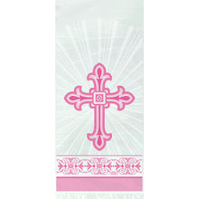 Load image into Gallery viewer, Pink Radiant Cross Cellophane Bags, 20ct