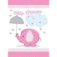 Load image into Gallery viewer, Umbrellaphants Pink Invitations - 8ct