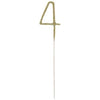 Number 4 Sparkler - Gold