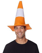Load image into Gallery viewer, Orange Traffic Cone Hat
