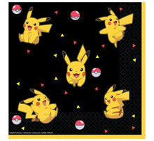 Load image into Gallery viewer, Pokémon Lunch Napkins - 33cm 16 Pack
