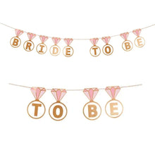 Load image into Gallery viewer, Banner Rings ''Bride to be'' - 2.5 m
