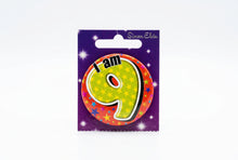Load image into Gallery viewer, Age 9 Badge - 5cm
