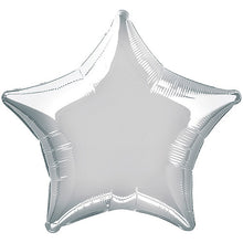 Load image into Gallery viewer, Solid Star Foil Balloon 20&quot; - Silver
