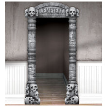 Load image into Gallery viewer, Halloween Cemetery Deluxe Doorway Entry (114.3cm x 215.3cm)
