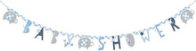 Load image into Gallery viewer, Blue Checkered Elephant Jointed Banner - 1.82m

