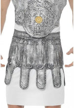 Load image into Gallery viewer, Men's Roman Armour Silver Latex Skirt
