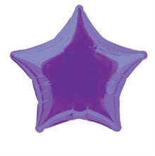 Load image into Gallery viewer, Solid Star Foil Balloon 20&quot; - Deep Purple
