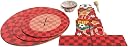 Load image into Gallery viewer, Red Football Cupcake Kit Stand - 24 Pieces
