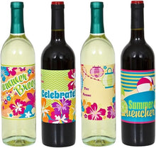 Load image into Gallery viewer, Wine Bottle Labels 4ct
