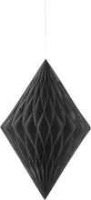 Load image into Gallery viewer, 14" Black Diamond Tissue Paper Decoration
