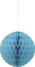 Load image into Gallery viewer, Caribbean Teal 8&quot; Honeycomb Ball
