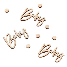 Load image into Gallery viewer, Wooden Baby Shower Confetti
