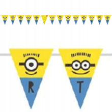 Load image into Gallery viewer, Minions Pennant Banner
