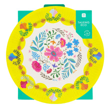 Load image into Gallery viewer, Boho Floral Paper Plates (Pack of 12)
