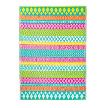 Load image into Gallery viewer, Boho Colourful Outdoor Rug (120cm x 180cm)
