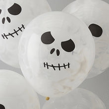 Load image into Gallery viewer, Skull Paint  Latex Balloons, 5ct
