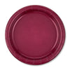 Burgundy 7" Paper Dessert Plates - 20ct