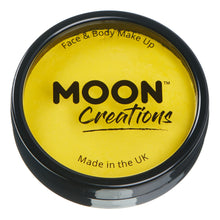 Load image into Gallery viewer, Moon Creations Pro Face Paint Cake Pot - Bright Yellow
